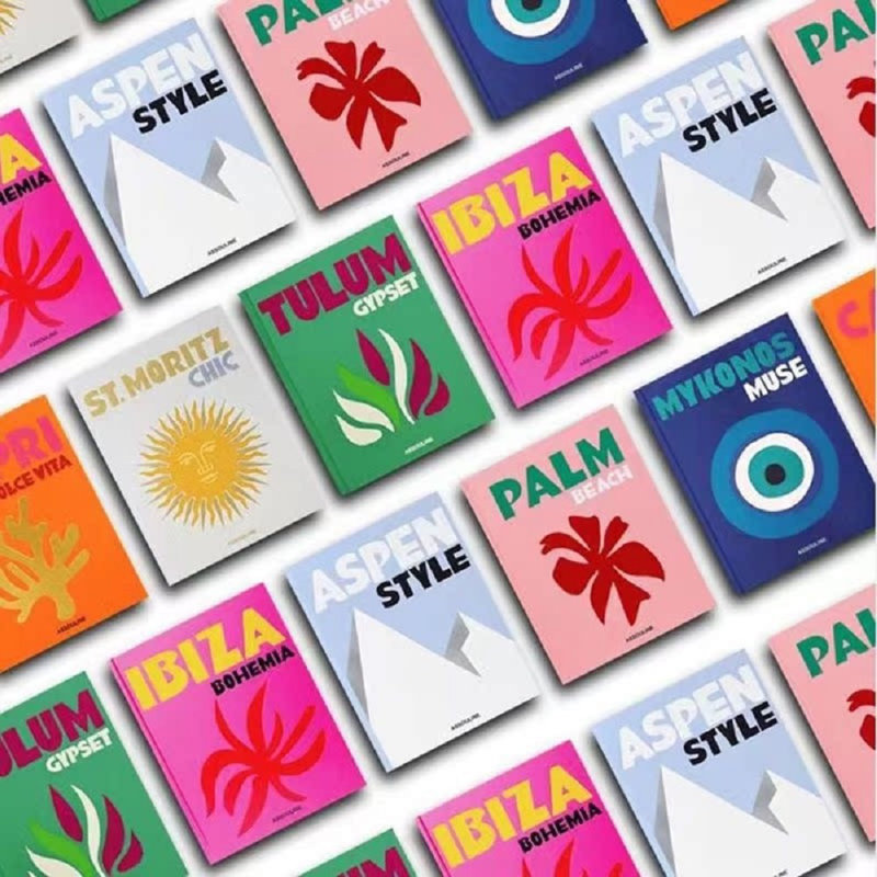Faux livres de table basse, ensemble de livres de divertissement d'environ 10,6 pouces