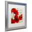 «Coquelicots Rouge I» par Jadaya, impression encadrée-20093545-118194351-20093547