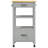 vidaXL Kitchen Trolley MONZA 18.9"x15.7"x34.8" Solid Wood Pine-1530425323
