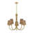 Ashbury 5-Light Chandelier in Warm Brass