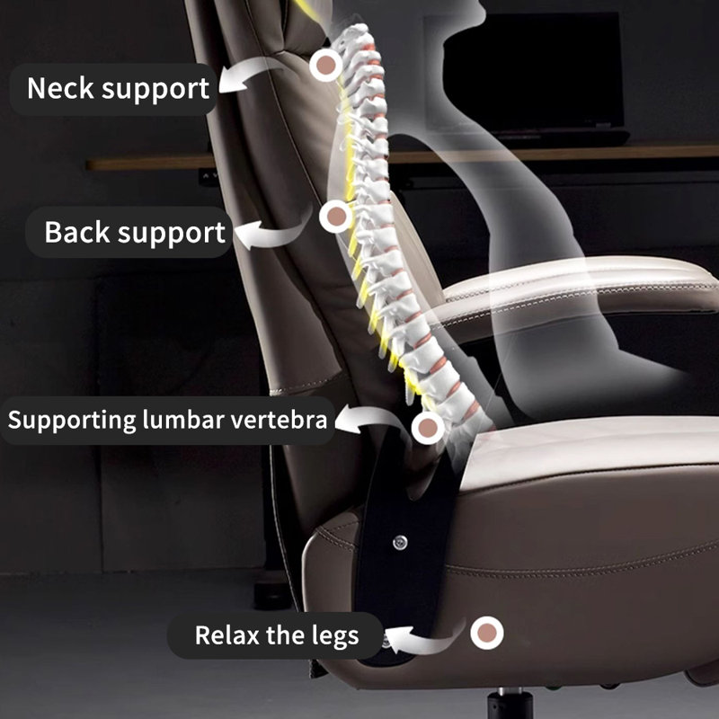 Comfort Ergonomic Office Chair with 360°Rotation