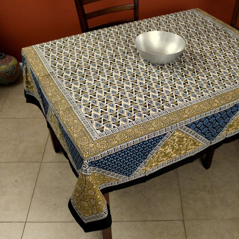 Nappe Floral, Bleu