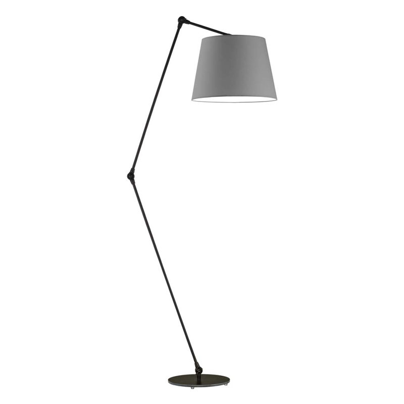 Ayami 177cm Task Floor Lamp, Black, Grey