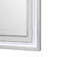 Miroir de commode Gala, bordure en cristal intégrée avec DEL, gris 40 x 44