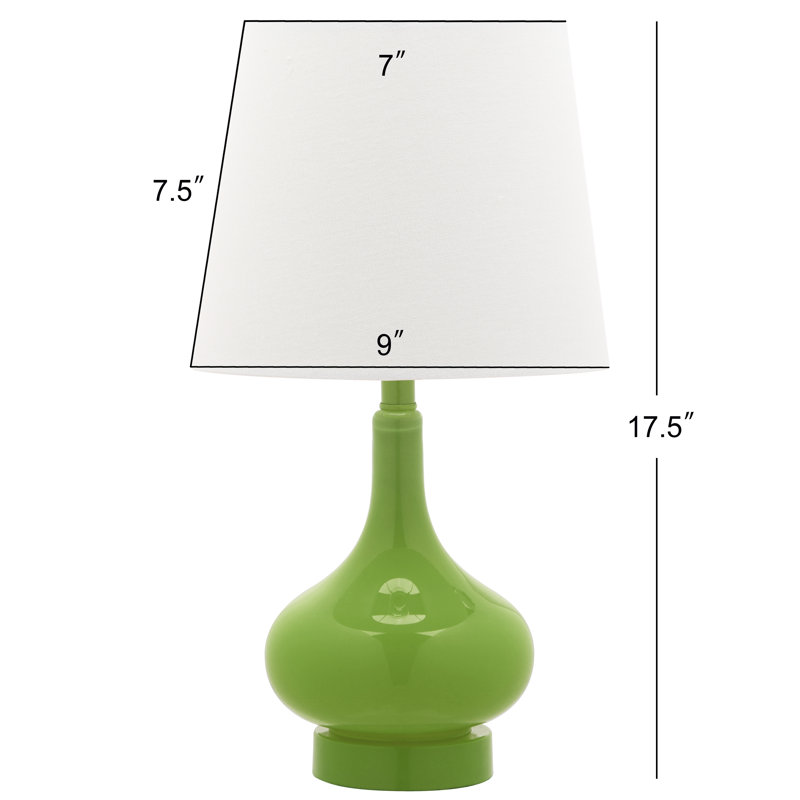 Mikac Glass Table Lamp, Green