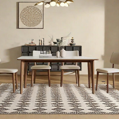 Simple style thick desktop dining table