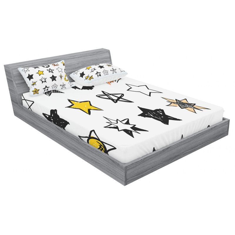Microfiber Sheet Set, Full Sheet Set with Fitted Sheet and 2 Pillowcases