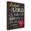 « psalm 37:4 », art textuel sur toile tendue-31871618