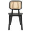 Wood Dining Side Chair Set Of 2 In Black-1944446479
