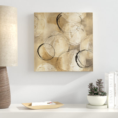 'Circle' Print on Wrapped Canvas