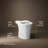 Veil Elongated Toilet Bowl With Skirted Trapway-97851095