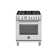 Bertazzoni 30" 4.7 Cubic Feet Smart Dual Fuel Free Standing Range with 5 Burners