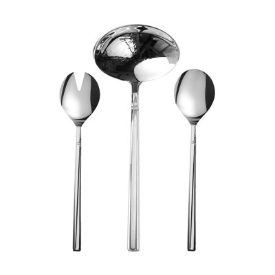 Aria Serving Set - 3 Pieces - Stainless Steel