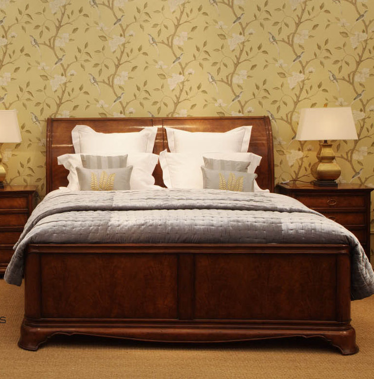 Windsor Bed, 54'' H x 84.25'' W x 96'' D