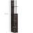 54" Tall Bathroom Storage Cabinet, Freestanding Linen Tower with 2-Tier Shelf and Drawers, Narrow Side Floor Organizer-565034732