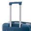 20 po / 24 po / 28 po 3 pièces / ensemble en valise à roulettes ABS, valise de cabine, couleur assortie, serrure à combinaison TSA (bleu foncé)