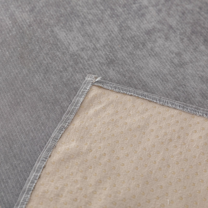 Pet-Friendly Waterproof Polyester Couch Cover, Gray Polyester, 71" H x 134" W x 0.2" D