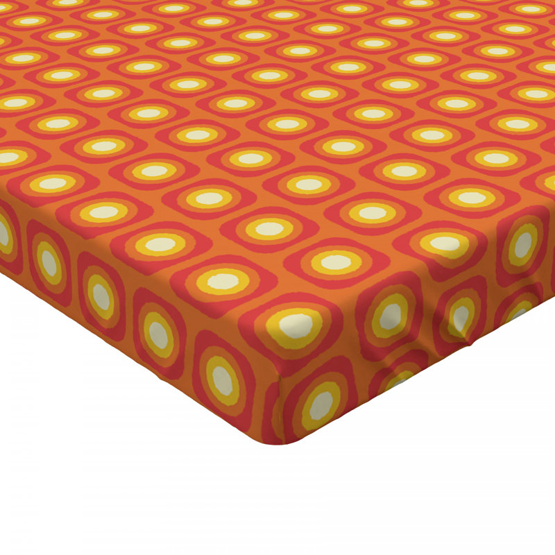 Microfiber Geometric Fitted Sheet, Twin XL Fitted Sheet