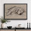 «Sleeping Golden Retriever», impression sur toile encadrée, impression sur toile-131636366-131636371