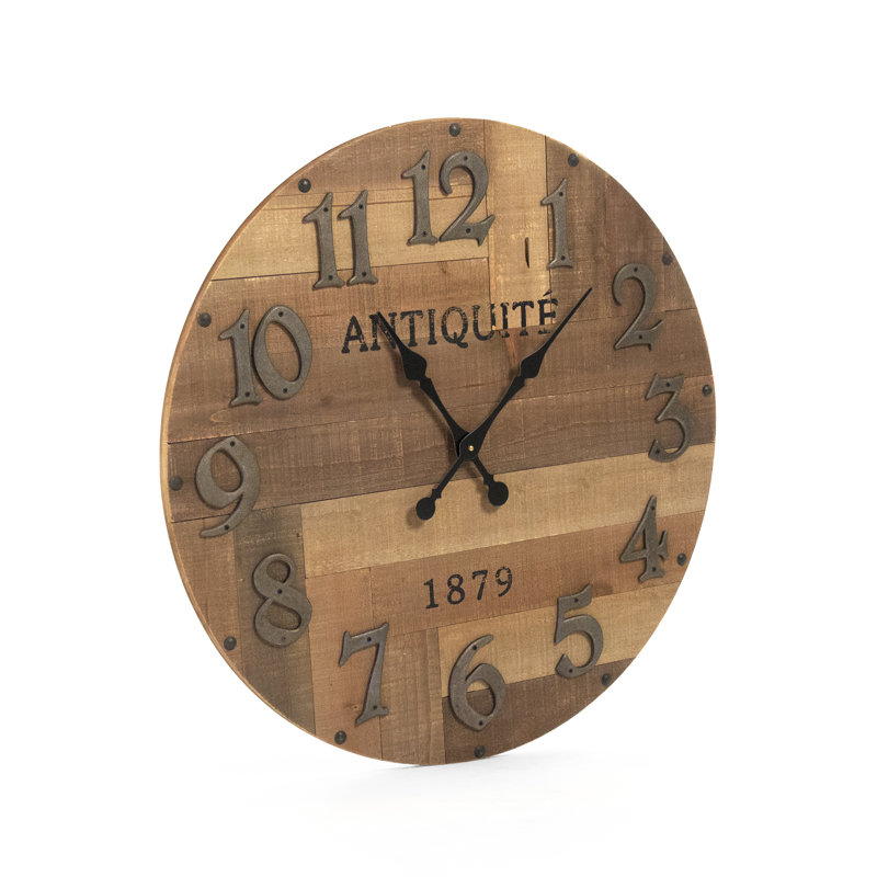 Darcy Wood Analog Wall Clock