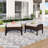 Patio Ottoman With Cushions
