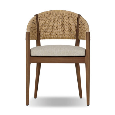 Atwood Outdoor Teak Dining Armchair