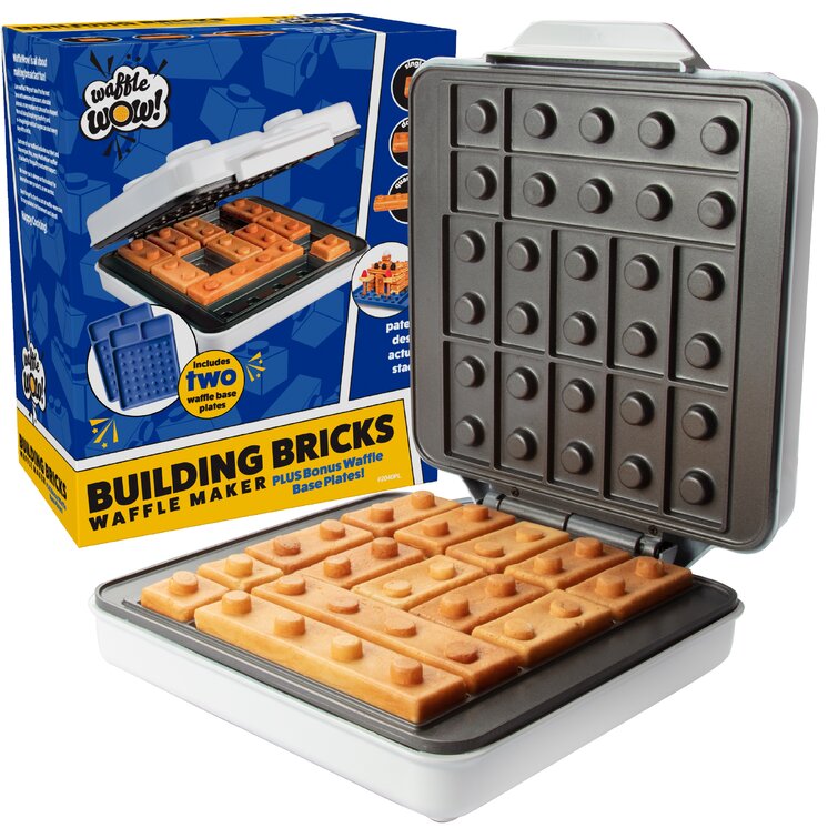 Building Brick Waffle Maker, Kids Breakfast