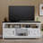 Modern Mid-Century Entertainment Center Media Console Table TV Stand With Power Outlet Storage Cabinets And Open Shelf-608094781-624805414