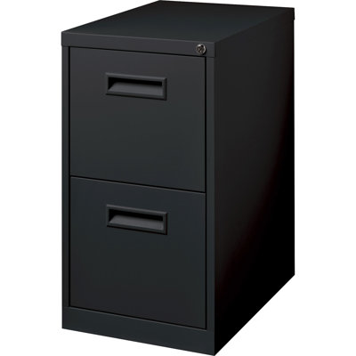 Fortress 2-Drawer Mobile Vertical Filing Cabinet by Lorell