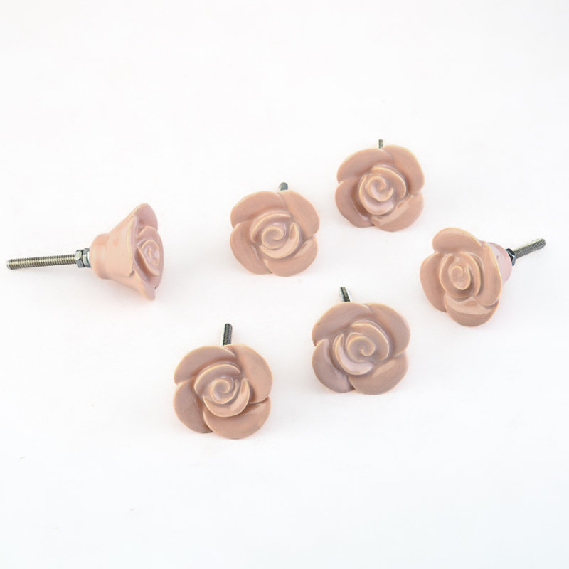Paquet multiple de boutons de fantaisie rose 1 po