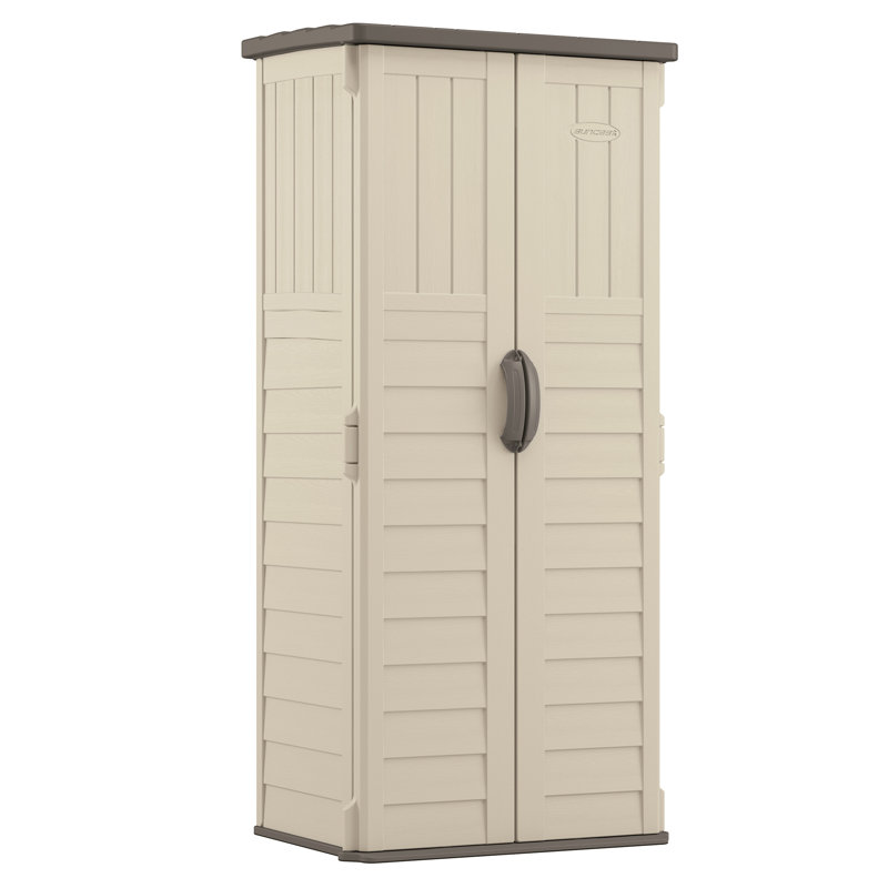 Suncast Mannington Storage Cabinet, Yes, Grey