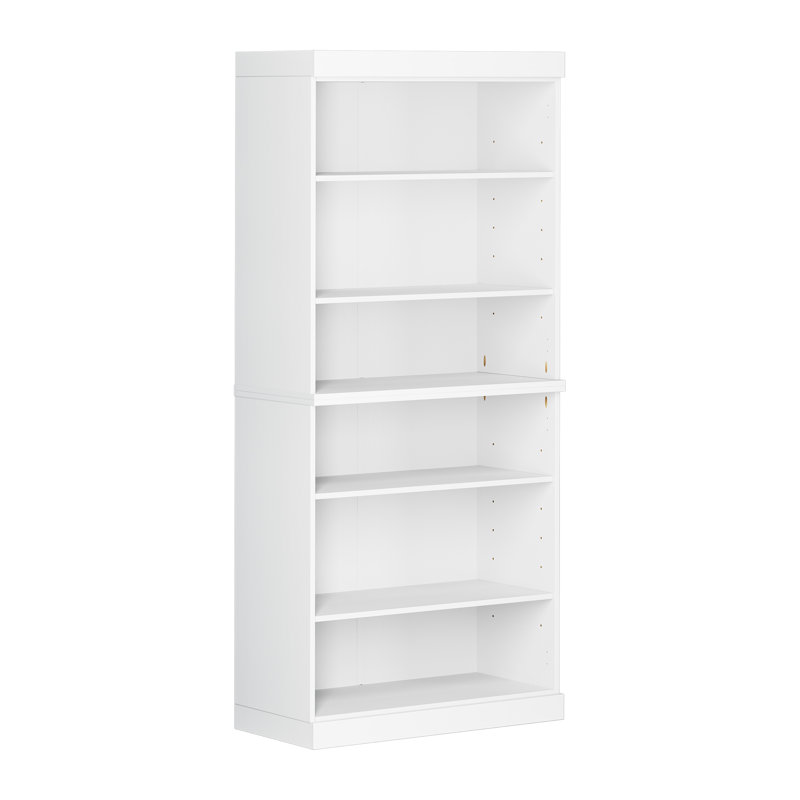 Bibliothèque à 6 tablettes Palace Imports, Blanc