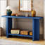 Table console d'inspiration rétro avec placage en bois de frêne avec pieds en T, convient pour le bureau, l'entrée, le couloir, le salon, le vestibule-516479691