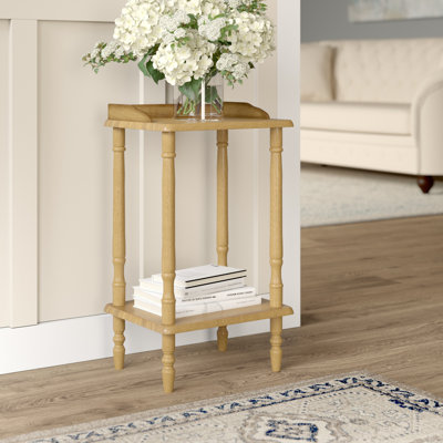Rectangular Rubberwood Side Table