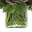 Arrangement hortensia d'automne et bruyère dans un vase décoratif