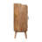 Wood Larissa T-Bar Raised Cabinet, 2 Shelves, Light Brown
