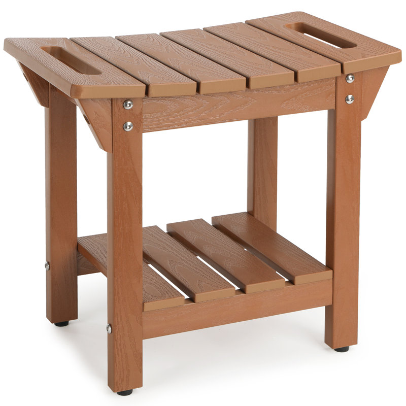 Banc de douche Sekia 18,6 W, Brun