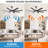 Harrigan 60" / 75" 8 - Blade Modern Industrial Ceiling Fan with Dimmable LED Lights and Remote Control-920304732