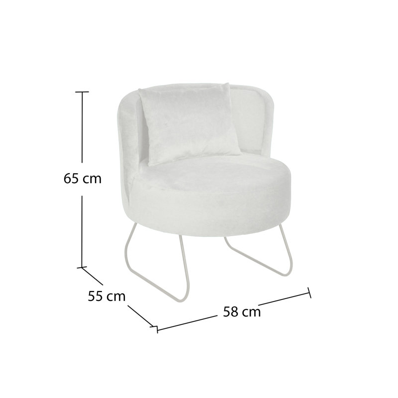 Loft Upholstered Accent Chair, Red