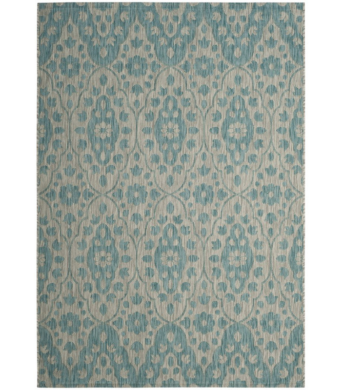 Regal Martha Stewart Performance Floral Rug, Rectangle 6'7" x 9'6"