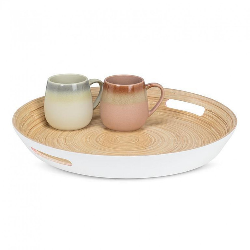 Handles Tray, White