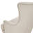 Caistor Upholstered Wingback Chair with Ottoman-306395784