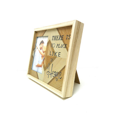 Creative Motion Lighted Picture Frame 4""X6"" There is no place like home -  Trinx, D66CAF2E0F3C4D4D994AB29550156574