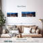 «Philadelphia Boathouse Row», reproduction d'art sur toile-696555469