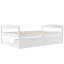 Lit plateforme simple avec deux tiroirs-114246934