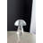 3.9X3.9X4.7" Mushroom Shaped Glass Taper Candle Holder 6EA/CTN