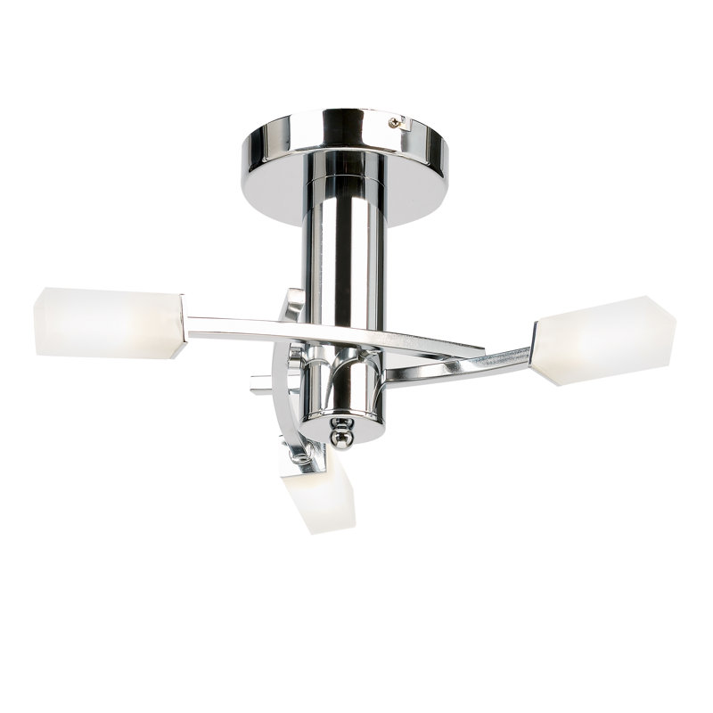 Alexia Semi Flush Mount, Chrome