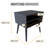 Boyd Sleep Ragusa Mid-Century Modern Two Shelf Nightstand, Roger Collection-1700589564