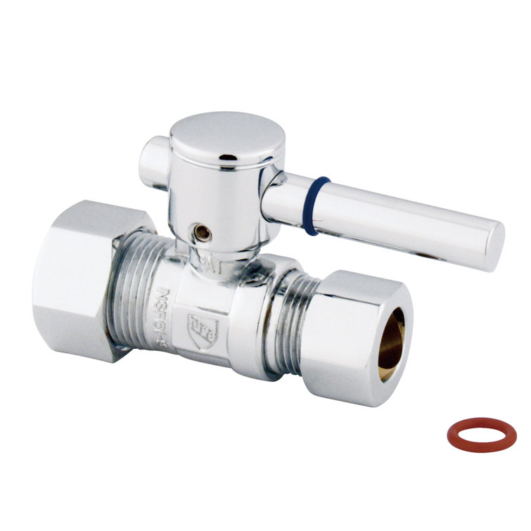 Concord Straight Stop With 5/8" OD Compression x 1/2" OD Compression