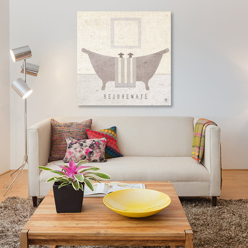 « molle cleane i », reproduction d’impression sur toile tendue, H 26 po x l 26 po x P 1,5 po, Toile tendue, Pas de tapis